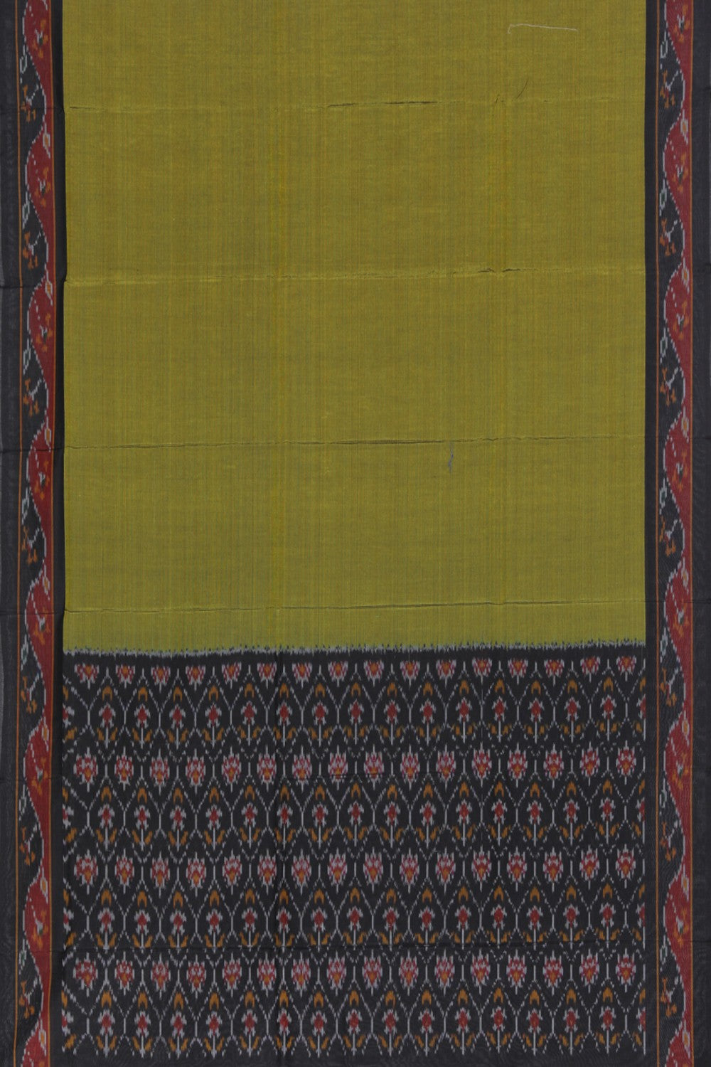 Image of Pochampally Silk Unstitched Suit Set Fabric (3 Pcs Set)